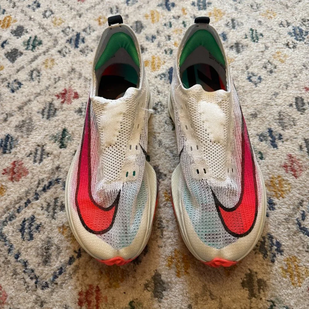 Rare Nike Air Zoom Vaporfly Next - Custom Watermelon Nike By You Color - Picture 1 of 9